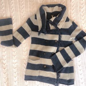 Navy & light gray Free People sweater